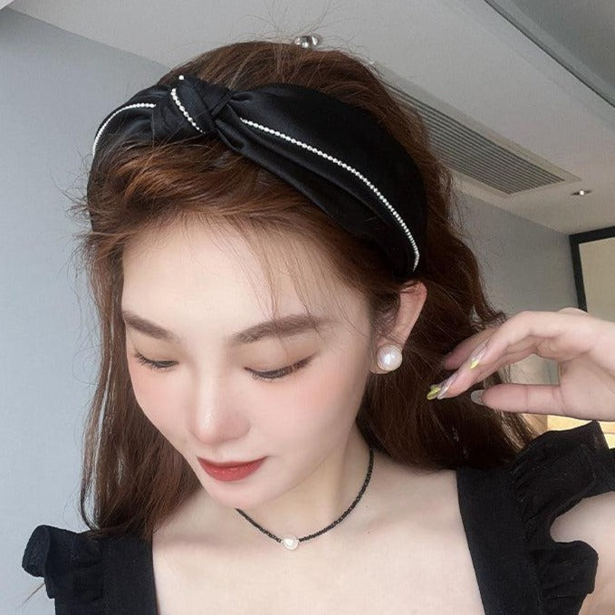 Knotted Satin Headband